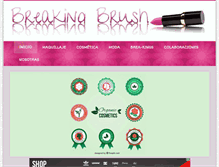 Tablet Screenshot of breakingbrush.com